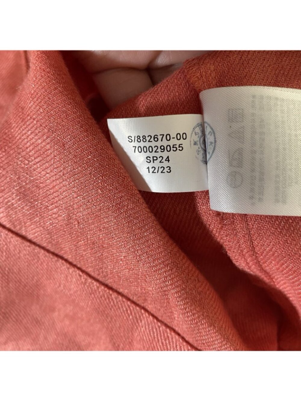 Banana Republic 100% Linen Lina Mini Dress Size 6 Euro Summer Vacation Beach - Picture 13 of 16
